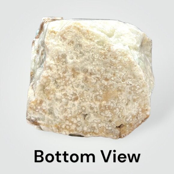 Large Caribbean Calcite, Rough Crystal Freeform, Pistachio Calcite, Raw Stone - Picture 8 of 16
